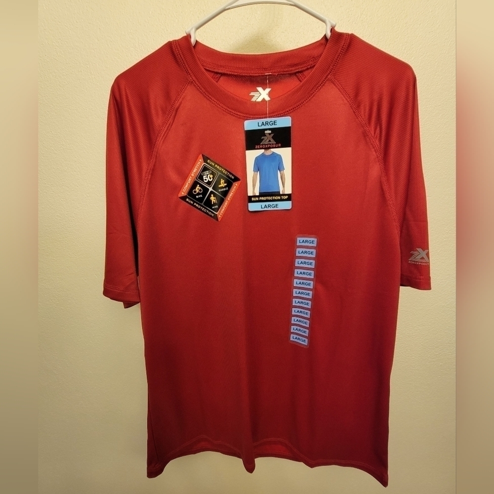 NWT ZeroXposur Men's Sun Protective Short Sleeve T-Shirt